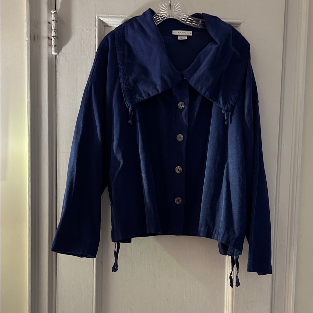 Bryn Walker violet blue corduroy jacket